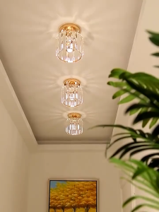 Lampu Hias Gantung Kristal Minimalis Lampu Gantung Ruang Tamu Lampu Ceiling Kamar Tidur