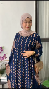 Terlaris Kaftan Soft Sonya Bahan Rayon Super Grade A Nyaman Di Pakai Busui Bisa COD Kafia Batik Friendly Resleting Depan