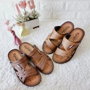 Men's Leisure Time Retro Outdoors Antiskid Beach Slippers & Indoor Comfortable Ventilation Sandals