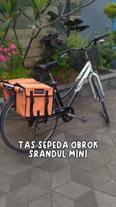 TAS SRANDUL OBROK MINI UNTUK BERSEPEDA BERSANTAI BAHAN TEBAL TAHAN AIR DALAM LONGGAR