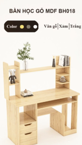 FREESHIP HCM - Bàn Học Bàn Làm Việc Gỗ MDF Chống Ẩm Tatana BH018 – có thiết kế theo yêu cầu