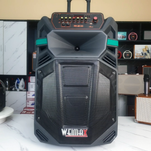 Loa kéo karaoke WEIMAX V-S1535 bass 4 tấc công suất max 500W tặng 2 micro có bảng điều khiển tích hợp đủ chức năng âm thanh sống động bass mạnh