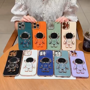 PROMO Soft Case Infinix Note 40 40s 40 Pro Casing Silikon Dudukan Lipat Astronot Mewah