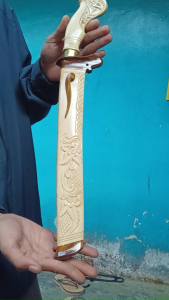 Pisau Badik Sembelih Jag4l Loka Baja Per Hewan Qurban