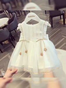 Đầm voan ngôi sao cánh tiên xinh xắn cho bé