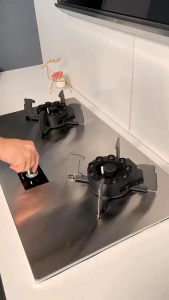 Bếp Gas Đôi Lật Cao Cấp 9 Đầu Đốt Thép Không Gỉ Siêu Bền - Chế Độ Hẹn Giờ Tự Động Ngắt Gas An Toàn (BH 12 THÁNG)