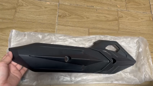 Ốp pô đen nhám kiểu Thái xe Airblade đời 2016 2017 2018 giá chưa ốc gắn