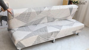 【Big Discount】Sofa Bed Cover Stretchable Armless Sofa Cover Folding Bedsheet Bed Armless Sofa Seat Cover Elastic Universal Size No Arms Slipcover 1 2 3 Seat Furniture Decoration Bench Home Decor