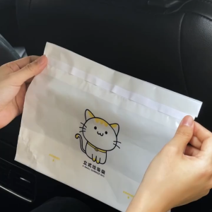 20pcs Vehicle Plastic Garbage Bag Car Trash Bag Adhesive Rubbish Bag Storage Bag Beg Sampah Kereta 车内垃圾袋