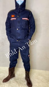 quần jean bảo hộ thợ hàn vải tốt_A41