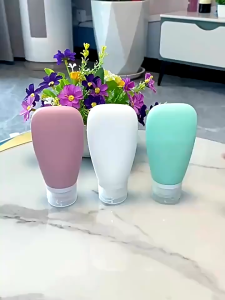 3in1 PP Soft Tube Refillable Portable Travel Pack Tubes Squeeze Cosmetic Containers Cream Lotion Plastic Bottle旅行洗漱软管分装瓶