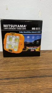 Lampu LED Emergency Tenaga Surya 20w Mitsuyama MS-511
