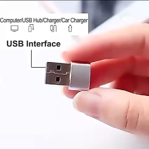 VR~Vibox UC-100w Otg 6A Usb To Type C Female to Usb  Male Adapter Converter Connector Otg Type C To Kepala Usb Original Multy Fungsi