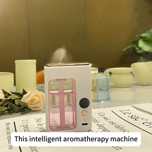 (Ready Stock) Room Air Freshener Spray Rechargeable Automatic Aromatherapy Machine 5 Gear Air Humidifier with Essential Oil Nano Mist Aroma Diffuser Perfume Humidifier for Bedroom / Bathroom / Hotel