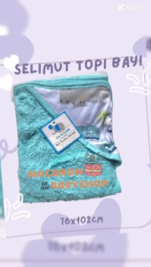 Selimut bayi hoodie lembut hoodie blanket selimut bayi topi selimut topi newborn selimut tidur bayi