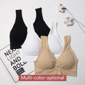 Seamless Bra Wanita Sports Bra Tanpa Kawat Tanpa Tali Jumbo Bra Push Up Tanpa Busa Kutang SP820+811