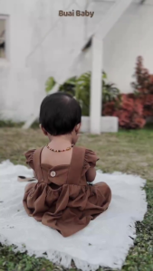 Buai Baby - Senna Dress Sangat Cantik Untuk Anak Perempuan Bahan Adem Dan Nyaman