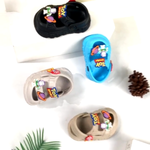 INKAYNI Sendal Selop Anak Laki-Laki Size 18-23 Anti Slip Motif Toy Story Baim Lucu Kodok