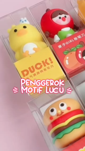 Gratis Semua - Peraut Karakter Lucu / Mini Sharpener Pensil