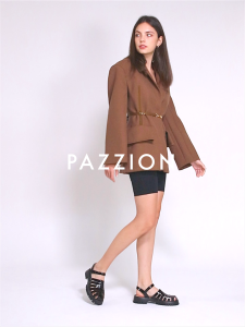 PAZZION 3562-11 Elowen Cage Strap Sandals