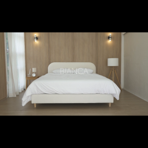ZEN Collection เตียงนอน ฐานเตียง+หัวเตียง เสริมไม้อัด 6ฟุต 5ฟุต 3.5ฟุต (ไม่รวมที่นอน) BIANCA Bedding Frame