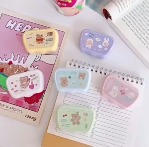 Tempat Softlens Lensa Kontak Cermin Penjepit Karakter Animal Cerianti Lynn Design