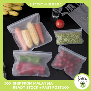 DROPASSIST 1921 READY STOCK  Food Preservation Bag Refrigerator Food Storage Bag Fruit And Vegetable Food Sealing Bag