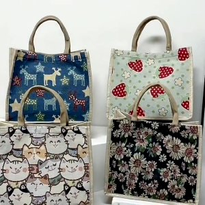 IMURA | TOTE GUNNY GONI TAS TOTE BAG BESAR WANITA IMPORT