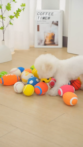 ยางกัดบีบ มีเสียง ของเล่นสุนัข ยางกัดหมา ยางกัดสุนัข