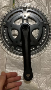 Bộ đùi đĩa xe đạp chất liệu nhôm 2 tầng 42-52 răng có sen nhựa