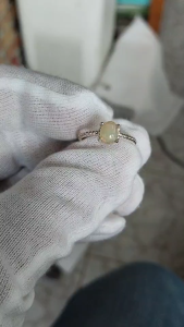 S23แหวนเงินแท้พลอยโอปอล์แท้พร้อมส่ง