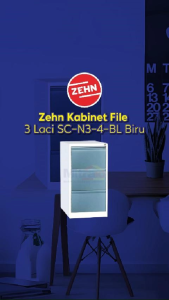 Zehn Kabinet File 3 Laci SC-N3-4-BL Biru