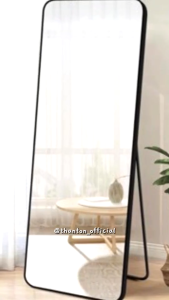 กระจกเงาขอบบาง 3 สี สำหรับแขวนผนัง