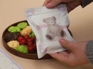 BF-C1151 Plastik Ziplock Cute Bear Tempat Penyimpanan Aksesoris Serbaguna / Plastik Souvenir Klip