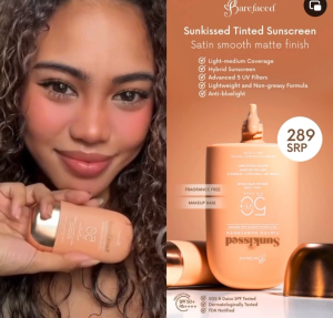 Barefaced Tinted Sunscreen / Tinted Light Sunscreen / Sunkissed Sunscreen / Melt Away Cleanser by Zamurra Main