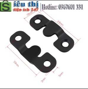 Bộ Móc Treo Khung Tranh Bass Tiện Dụng Chất Liệu Inox Đen/Trắng TI0543