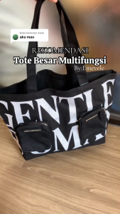 GROSIRAN OMYGOOSE TAS TOTE BAG WANITA / TOTE BAG WOMAN / TAS KANVAS / TAS GW / TAS  GENTLE WOM4N BKK / GW 37