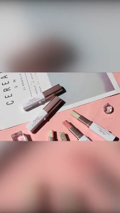 Pearlescent Double Color Eyeshadow Stick Waterproof and Long Lasting Lazy Eyeshadow