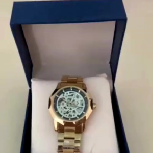 Mechanical watch Winner automatic men steel band gold men watch