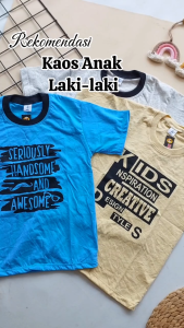 Kaos Matt Katun Anak Laki-Laki Usia 1-5 Tahun