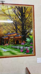 Phong cảnh thiên nhiên giao hòa - tranh gạch