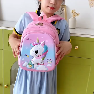 Spiderman School Child Bag Unicorn Princess Backpack Kids Bag Kindergarten Primary School