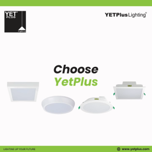 YETPlus SIRIM LED Lamp Panel Light Ceiling Recessed Downlight 4" 4 Inch 12W / 6" 6 Inch 18W 3000K Warm White 4000K Cool White 6500K Daylight Glass PC