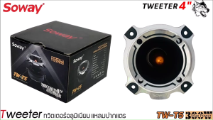 ทวิตเตอร์อลูมิเนียมแหลมปากแตร Soway รุ่น TW-T5 ปากแตรอลูมิเนียม (ราคาต่อ1ดอก)