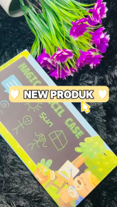 Kotak Imajinasi: Kotak Pensil dan Papan Coret Kreatif Anak+Stiker |Kotak Pensil Imajinasi dengan Digital Pad Edukasi Mainan Papan Gambar Anak | LCD Writing Board Drawing Kotak Pensil Imajinasi Anak Murah