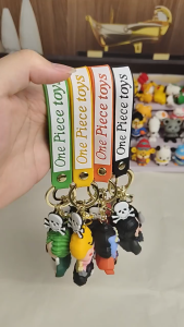 "RGK" gantungan kunci karakter onepiece keychains onepiece keren 3D luffi