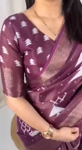 [PRE-ORDER] Cotton Zari Jacquard Saree ~ Delivery Lead Time : 10 days