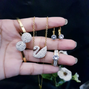 Set Perhiasan Titanium Wanita Dewasa Anti Karat Xds64