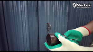 Gembok Tabung Vessel Sherlock Rolling Door Folding Gate + 5 Computer Key