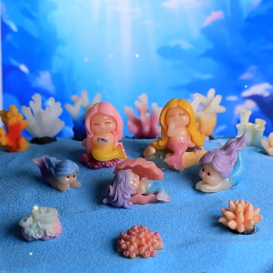 🐠🦐【READY-STOCK】Aquatic Micro Landscape Cartoon Ornaments Decorations Fish Tank Deco 微景观摆件美人鱼可爱海洋动物鱼缸造景 养鱼必备 Hiasan Akuarium